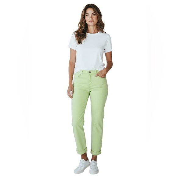 Christopher & Banks Women’s Jean Stretch  Lime Green Size 4 EUC - Picture 11 of 11